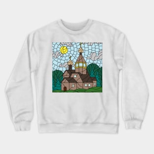 Stained Glass 47 (Style:1) Crewneck Sweatshirt